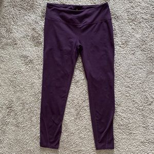 High Waisted Plum Cutout Leggings